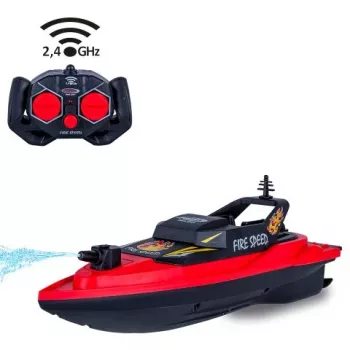 JAMARA Fire Speed RC gasilski čoln 2,4 GHz s funkcijo vodnega curka