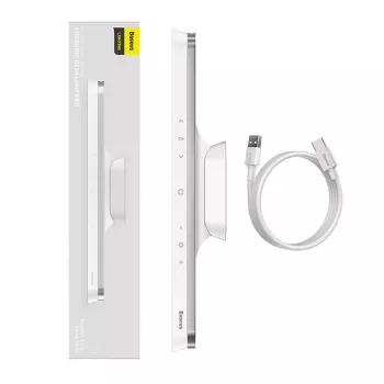Baseus Magnetic Stepless Pro luč za monitor z zaslonom na dotik (bela)