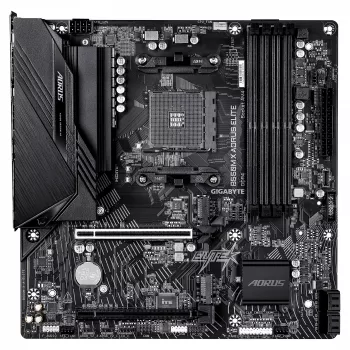 GIGABYTE B550M X AORUS ELITE AM4 Micro-ATX matična plošča, AMD B550, 4x DDR4, HDMI/DP, 2x M.2, 2.5GbE, Wi-Fi 6E