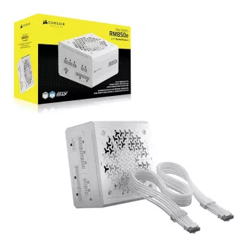 CORSAIR RMe White Series RM850e 2026 Cybenetics Platinum certificiran 850W popolnoma modularni napajalnik ATX