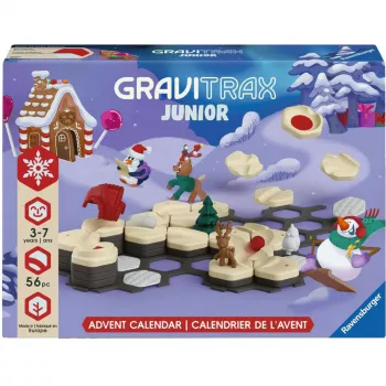 Ravensburger GraviTrax Junior adventni koledar – 24 dni presenečenj s kroglično progo