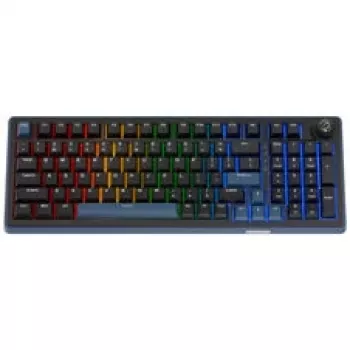 Ducky OK-M 98 igralna tipkovnica, 98% postavitev, hot-swappable, RGB, ANSI - KTT Baby Blue stikala