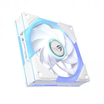 ASUS ROG Eurux GR120 ARGB obrnjen ventilator White Edition, 120 mm, posamično pakiranje