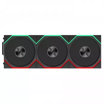 Lian Li UNI FAN TL FLEX Wireless ARGB ventilator 120mm, 3 kos s krmilnikom – črn