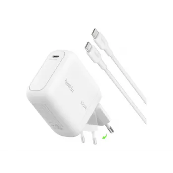 Belkin BOOSTCHARGE 100W USB-C GaN napajalnik s kablom USB-C na USB-C 1,5m - bel
