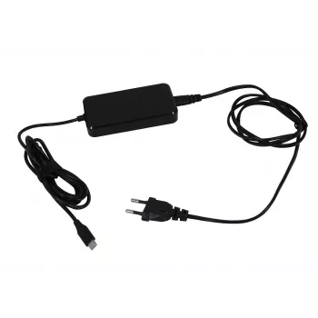 ALLNET 90W USB-C GaN PD napajalnik s kablom 2,8m - črn