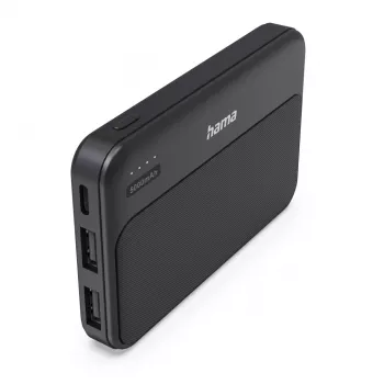 Hama Power Pack Pocket 5 5000 mAh 2X USB-A antracit