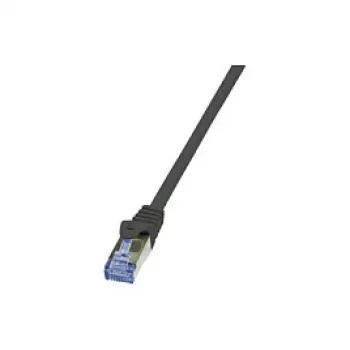 LogiLink PrimeLine Cat.7 S/FTP patch kabel RJ-45 vtič na vtič, 0,5 m, siv