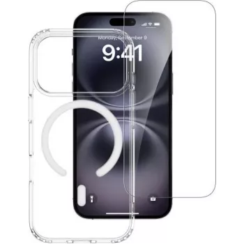4smarts 360 Premium zaščitni set za Apple iPhone 18 Pro / 17 Pro MagSafe, prozoren
