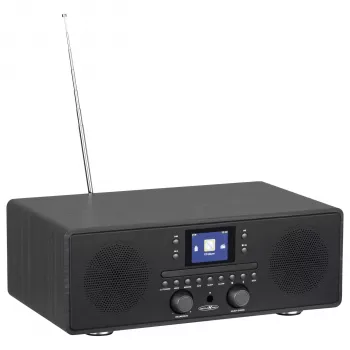 Reflexion HRA23INT DAB+ / FM / internetni radio z Bluetooth, Spotify Connect, 2,4 inch barvnim TFT zaslonom, 2 x 5 W stereo zvočnikoma, črn