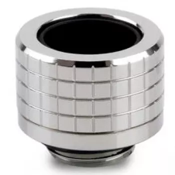 Thermal Grizzly DeltaMate cevna spojka, medenina - sijajni nikelj, za 14 mm trde cevi, navoj G1/4 palca