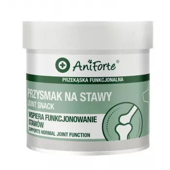 ANF AniForte Joint priboljšek za pse 50g – glukozamin, hondroitin, zelenousta školjka, MSM in hialuronska kislina – naravna podpora sklepom za pse