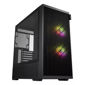 Fortron M330 mini-tower ohišje za PC s kaljenim steklom, črno
