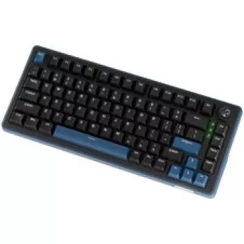 Ducky OK-M 75 igralna tipkovnica, 75%, hot-swappable, RGB, ANSI - KTT Baby Blue stikala
