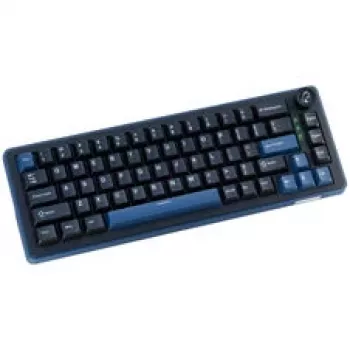 Ducky OK-M 65 mehanska igralna tipkovnica, 65% form factor, Hot-Swappable, RGB osvetlitev ozadja, ANSI postavitev, KTT Baby Blue stikala