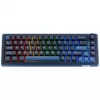 Ducky OK-M 65 mehanska igralna tipkovnica, 65% form factor, Hot-Swappable, RGB osvetlitev ozadja, ANSI postavitev, KTT Baby Blue stikala