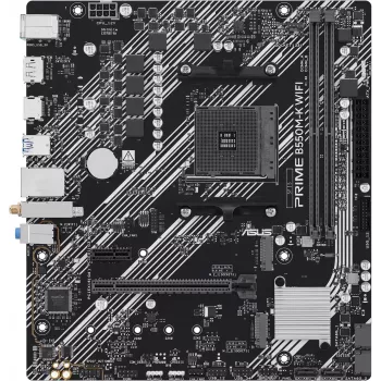 ASUS PRIME B550M-K WIFI AMD AM4 Micro-ATX matična plošča z Wi-Fi 5, DDR4, PCIe 4.0, HDMI, VGA