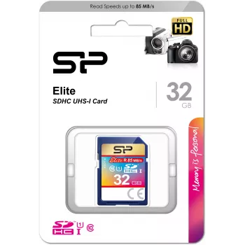 Silicon Power Elite SDHC 32GB UHS-I pomnilniška kartica (SP032GBSDHAU1V10)