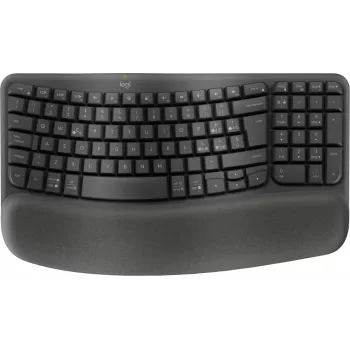 Logitech Ergo Series Wave Keys for Business brezžična ergonomska tipkovnica, italijanska postavitev, Graphite