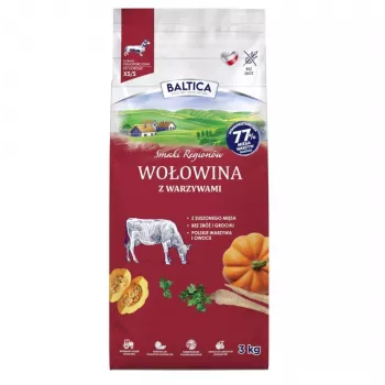 BALTICA Flavours of Regions govedina z zelenjavo suha hrana za male pasme 3kg