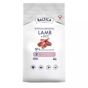 BALTICA Nutraceutic Adult jagnjetina in riž Small Breed Mono suha hrana za pse 9kg