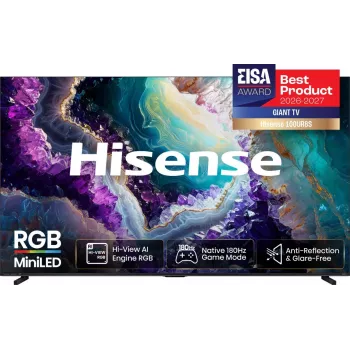 Hisense 100UR8DS 100-palčni 4K UHD MiniLED pametni TV s 180Hz panelom, Dolby Vision IQ, Dolby Atmos in VIDAA