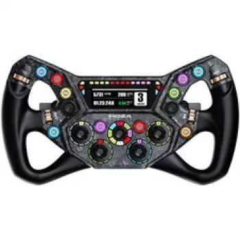 Moza Racing KS Pro volan – 300mm volan iz karbonskih vlaken za simulacijsko dirkanje z RGB gumbi, magnetnimi prestavnimi ročicami, brezžično hitro sprostitev