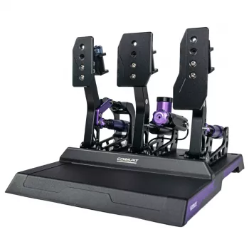 Conspit CPP-Lite komplet 3 pedal z zavorno celico Load Cell, Hall Effect stopalko za plin in sklopko, CNC aluminij, USB, PC