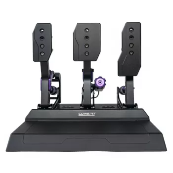 Conspit CPP-Lite komplet 3 pedal z zavorno celico Load Cell, Hall Effect stopalko za plin in sklopko, CNC aluminij, USB, PC