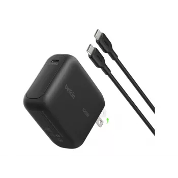 Belkin BOOSTCHARGE 100W USB-C GaN napajalnik s kablom USB-C na USB-C 1,5m