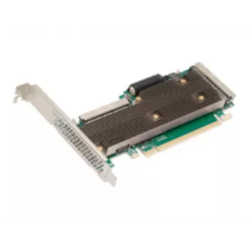 Broadcom MegaRAID 9760W-32i PCIe 5.0 x16 NVMe/SAS RAID krmilnik, 32 notranjih vrat, 8GB predpomnilnik, Low-Profile