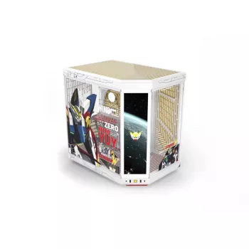 HYTE Y70 Touch Infinite Gundam Wing Edition ohišje Mid-Tower, dvojno kaljeno steklo, 4K zaslon na dotik, belo