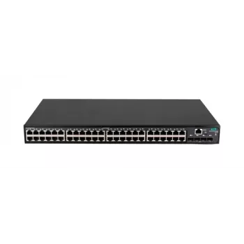 HPE FlexNetwork 5140 48G 4SFP+ EI stikalo – 48x Gigabit Ethernet, 4x 10G SFP+ uplink, Layer 3 Smart Managed, za vgradnjo v omarico