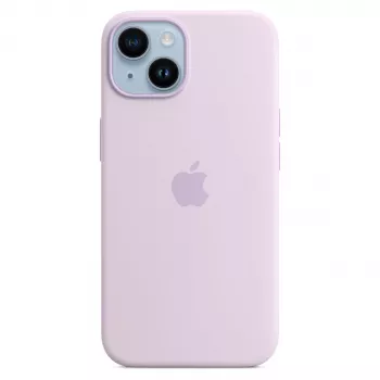 Apple iPhone 14 silikonski ovitek z MagSafe – lila (MPRY3ZM/A)
