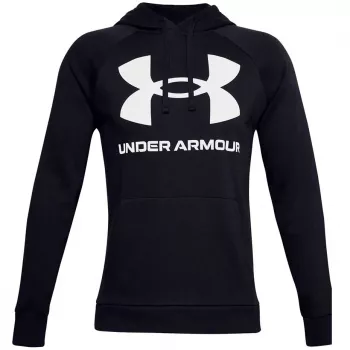 Under Armour Rival Fleece Big Logo HD moška majica, črna, 1357093 001