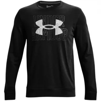 Under Armour UA Rival Terry Logo Crew moški pulover črn 1370391 001