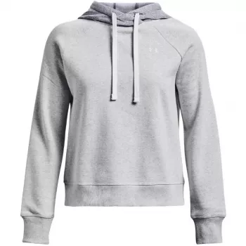Under Armour ženski pulover s kapuco Rival Fleece Colourblock, Mod Gray/White