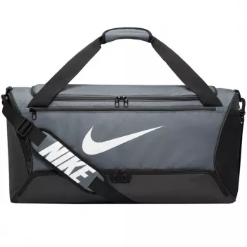 Nike Brasilia 9.5 športna torba, srednja, Dark Smoke Grey/Black/White DH7710 068