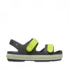 Crocs Crocband Cruiser otroški sandali Graphite Yellow, velikost 28-29