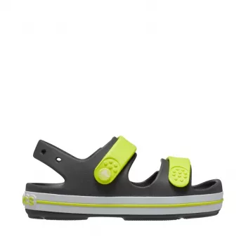 Crocs Crocband Cruiser otroški sandali Graphite Yellow, velikost 28-29