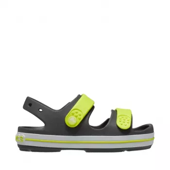 Crocs Crocband Cruiser otroški sandali Graphite Yellow, velikost 32-33