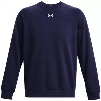 Under Armour moška trenirka Rival Fleece Crew, mornarsko modra