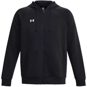 Under Armour moška Rival Fleece Full-Zip kapuca črna 1379767 001