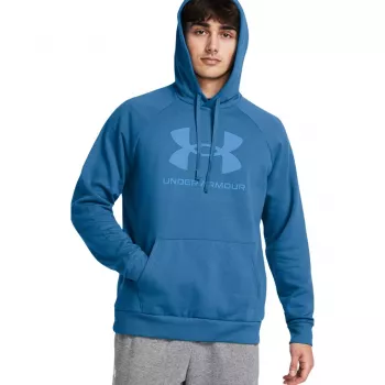 Under Armour moška majica Rival Fleece Logo HD, Academy Blue, 2XL