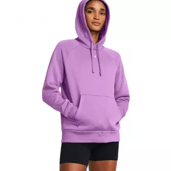 Under Armour moška jopa s kapuco Rival Fleece, vijolična, 1379500 560, M