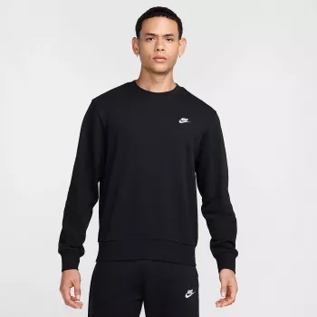Nike moška majica s kapuco Club FT, črna, FN3888 010, velikost S