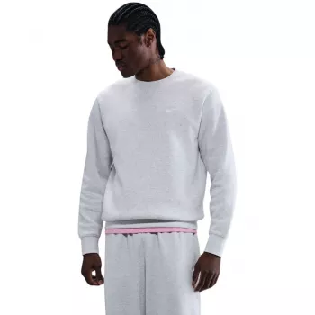 Nike Club Fleece moška majica z okroglim izrezom Dark Grey Heather M