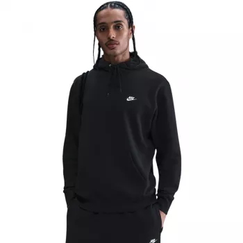 Nike Club Fleece moški pulover s kapuco, črn, FN3859-010, velikost XL