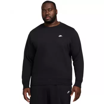 Nike Club Fleece moški pulover s kapuco, črn, XL