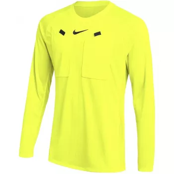 Nike Dri-FIT Referee III moška nogometna sodniška majica z dolgimi rokavi Yellow HV8326 702, velikost S